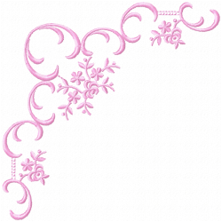 Flowers And Tree Embroidery Design 11